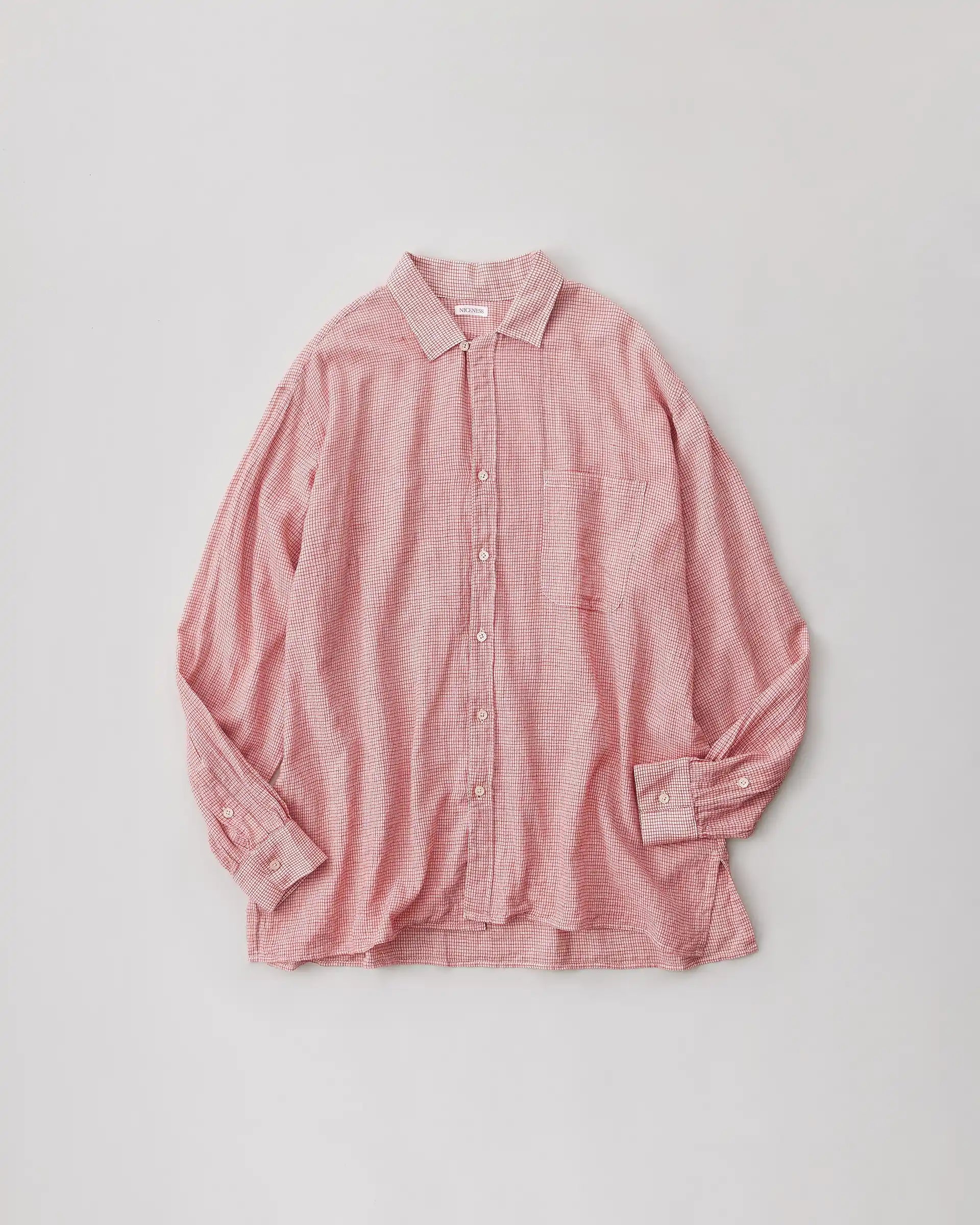 NICENESS 25SS KAUSHAL / Ripstop Open Collar Shirt
